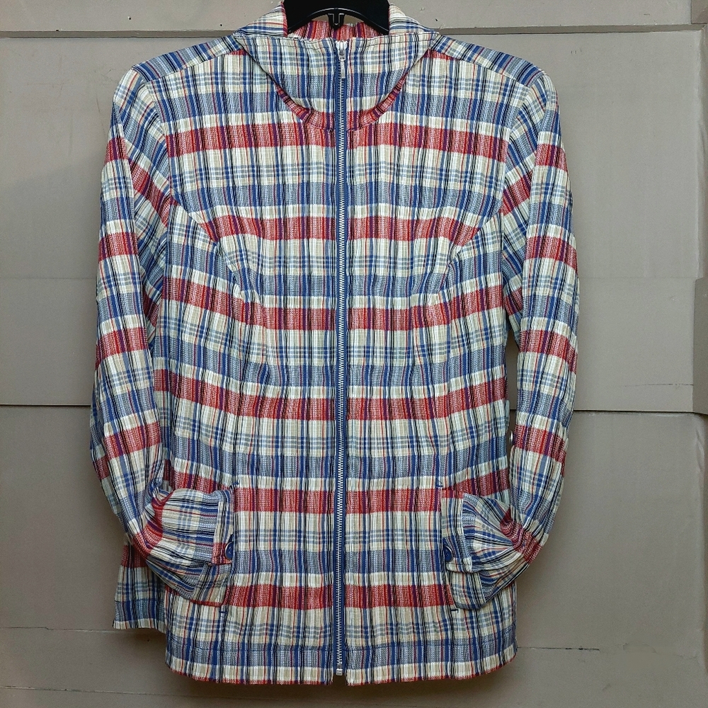 CJ Banks Americana Zip-up Jacket Women's 1X
